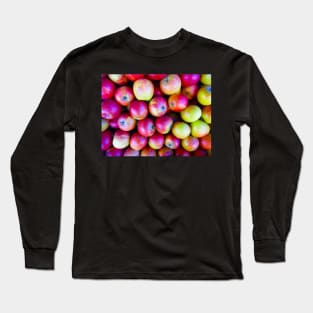 Juicy Apples - Vectorized Photographic Image Long Sleeve T-Shirt